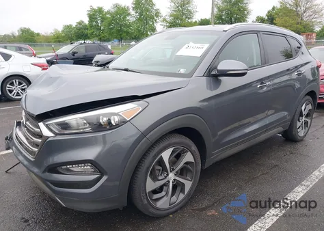 2016 Hyundai Tucson Limited из США, поврежденный, VIN KM8J3CA20GU189308